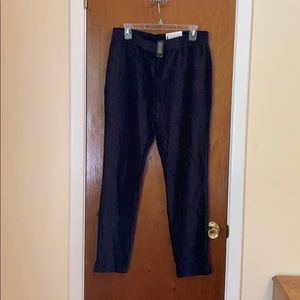NEW Hue Navy Blue Corduroy Pants